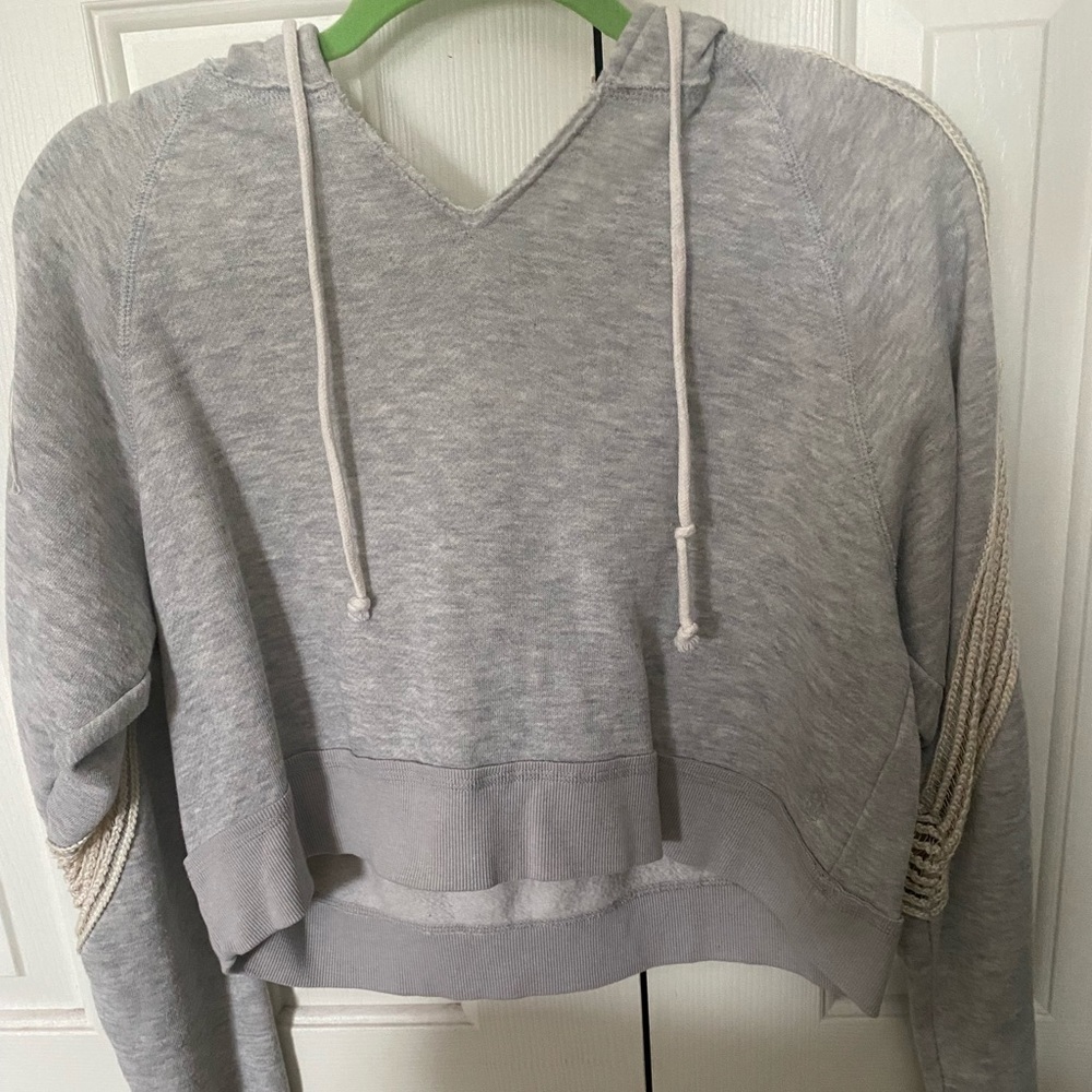 FP Movement - Gray sweatshirt with sleeve details